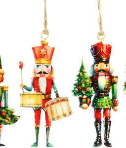 7906 HANGERS NURCRACKER S/6